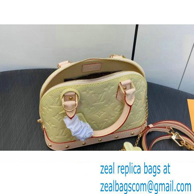 Louis Vuitton Monogram Vernis Alma BB Bag New LV Remix M24063 Chic and Yellow 2024 - Click Image to Close