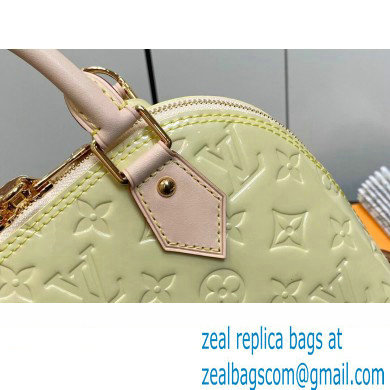 Louis Vuitton Monogram Vernis Alma BB Bag New LV Remix M24063 Chic and Yellow 2024