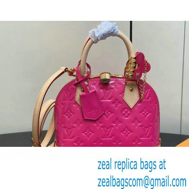 Louis Vuitton Monogram Vernis Alma BB Bag New LV Remix M90611 Neon Pink 2024 - Click Image to Close