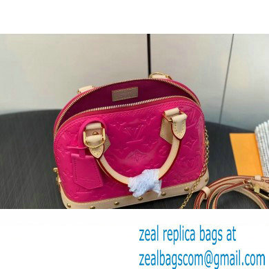 Louis Vuitton Monogram Vernis Alma BB Bag New LV Remix M90611 Neon Pink 2024 - Click Image to Close