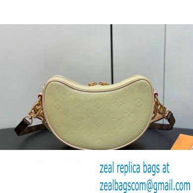 Louis Vuitton Monogram Vernis Croissant PM Bag New LV Remix M24020 Chic and Yellow 2024 - Click Image to Close