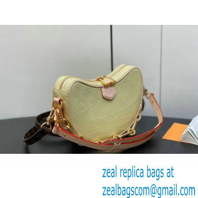 Louis Vuitton Monogram Vernis Croissant PM Bag New LV Remix M24020 Chic and Yellow 2024 - Click Image to Close