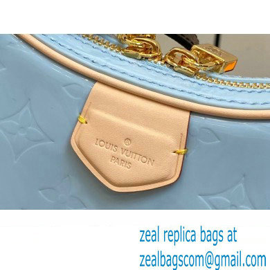 Louis Vuitton Monogram Vernis Croissant PM Bag New LV Remix M24021 Sky 2024 - Click Image to Close