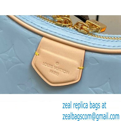 Louis Vuitton Monogram Vernis Croissant PM Bag New LV Remix M24021 Sky 2024