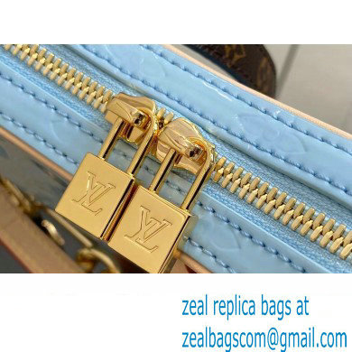Louis Vuitton Monogram Vernis Croissant PM Bag New LV Remix M24021 Sky 2024