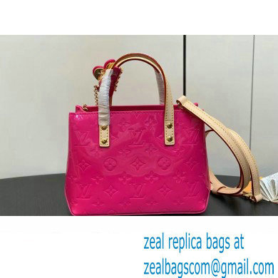Louis Vuitton Monogram Vernis Reade PM Bag New LV Remix M24028 Neon Pink 2024 - Click Image to Close