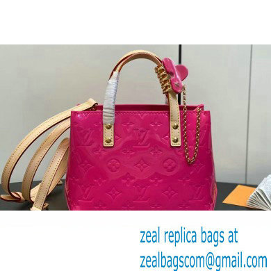 Louis Vuitton Monogram Vernis Reade PM Bag New LV Remix M24028 Neon Pink 2024