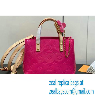 Louis Vuitton Monogram Vernis Reade PM Bag New LV Remix M24028 Neon Pink 2024 - Click Image to Close