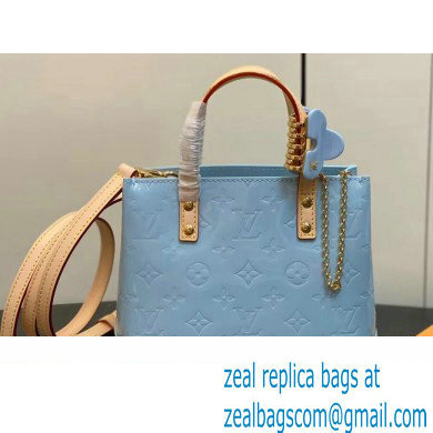 Louis Vuitton Monogram Vernis Reade PM Bag New LV Remix M24144 Sky 2024 - Click Image to Close