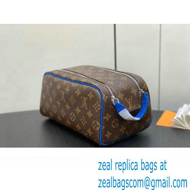 Louis Vuitton Monogram canvas Dopp Kit Toilet Pouch Bag M46763 Blue 2024