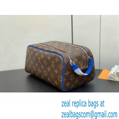 Louis Vuitton Monogram canvas Dopp Kit Toilet Pouch Bag M46763 Blue 2024 - Click Image to Close