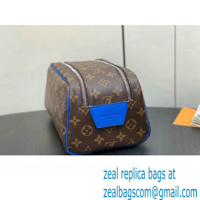 Louis Vuitton Monogram canvas Dopp Kit Toilet Pouch Bag M46763 Blue 2024