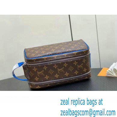 Louis Vuitton Monogram canvas Dopp Kit Toilet Pouch Bag M46763 Blue 2024