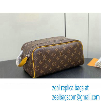 Louis Vuitton Monogram canvas Dopp Kit Toilet Pouch Bag M46764 Yellow 2024