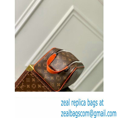 Louis Vuitton Monogram canvas Dopp Kit Toilet Pouch Bag M46765 Orange 2024 - Click Image to Close