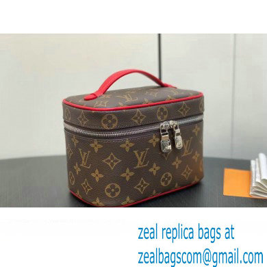 Louis Vuitton Monogram canvas Nice Mini Bag M46766 Red 2024 - Click Image to Close