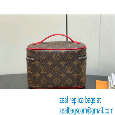 Louis Vuitton Monogram canvas Nice Mini Bag M46766 Red 2024