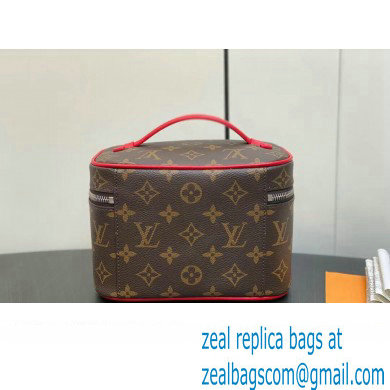 Louis Vuitton Monogram canvas Nice Mini Bag M46766 Red 2024 - Click Image to Close