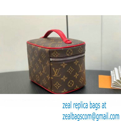 Louis Vuitton Monogram canvas Nice Mini Bag M46766 Red 2024