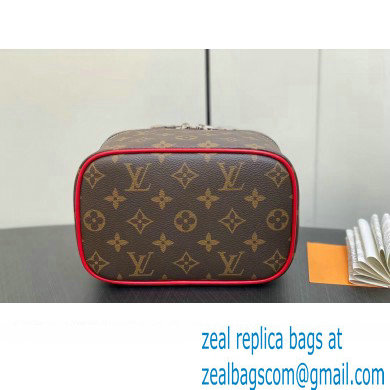 Louis Vuitton Monogram canvas Nice Mini Bag M46766 Red 2024 - Click Image to Close