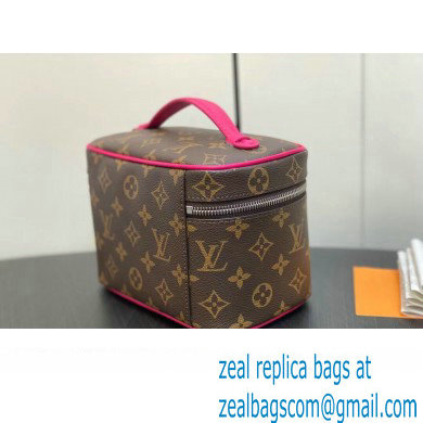 Louis Vuitton Monogram canvas Nice Mini Bag M46767 Fuchsia 2024 - Click Image to Close