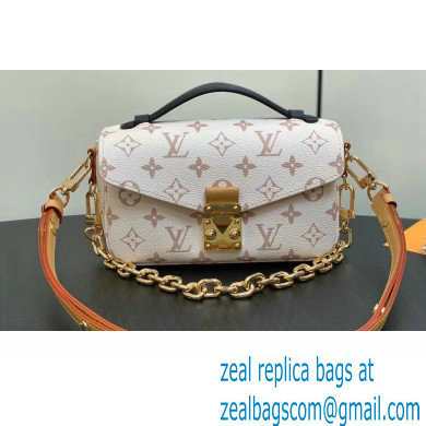 Louis Vuitton Monogram canvas Pochette Metis East West Bag M46914 White 2024