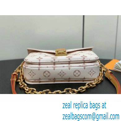 Louis Vuitton Monogram canvas Pochette Metis East West Bag M46914 White 2024