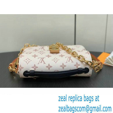 Louis Vuitton Monogram canvas Pochette Metis East West Bag M46914 White 2024 - Click Image to Close