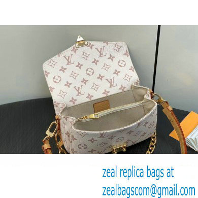 Louis Vuitton Monogram canvas Pochette Metis East West Bag M46914 White 2024 - Click Image to Close