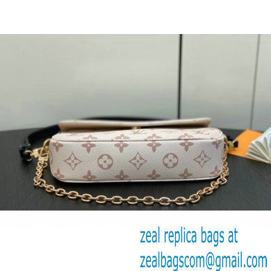 Louis Vuitton Monogram canvas Wallet on Chain Ivy Bag M83091 White 2024