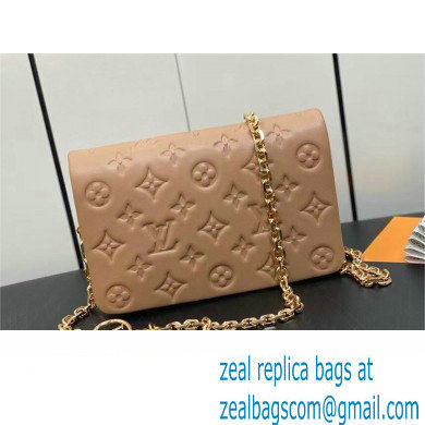 Louis Vuitton Monogram-embossed Lambskin Pochette Coussin Bag M82162