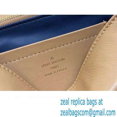 Louis Vuitton Monogram-embossed Lambskin Pochette Coussin Bag M82162 - Click Image to Close