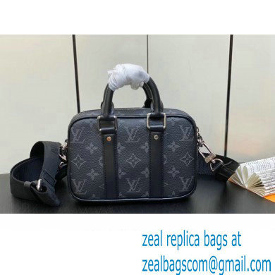 Louis Vuitton Nano Porte Documents Voyage Bag M82770 Monogram Eclipse Canvas 2023 - Click Image to Close