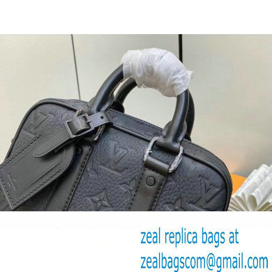 Louis Vuitton Nano Porte Documents Voyage Bag M82770 Monogram Empreinte Black 2023 - Click Image to Close