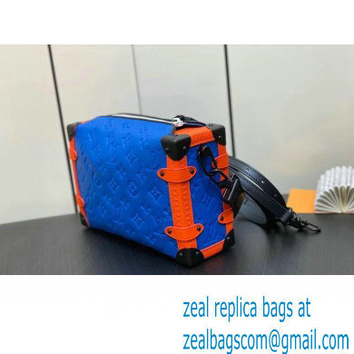 Louis Vuitton Side Trunk Bag Blue/Orange/Black 2023 - Click Image to Close