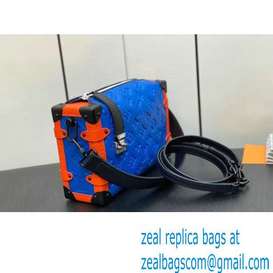 Louis Vuitton Side Trunk Bag Blue/Orange/Black 2023 - Click Image to Close