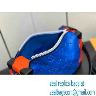 Louis Vuitton Side Trunk Bag Blue/Orange/Black 2023 - Click Image to Close