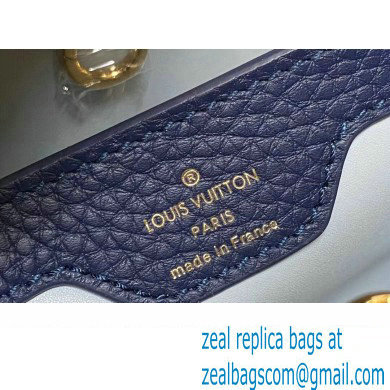 Louis Vuitton Taurillon leather Capucines BB Bag M23280 Blue 2024