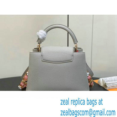 Louis Vuitton Taurillon leather Capucines BB Bag M23280 Gray 2024