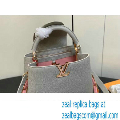 Louis Vuitton Taurillon leather Capucines BB Bag M23280 Gray 2024