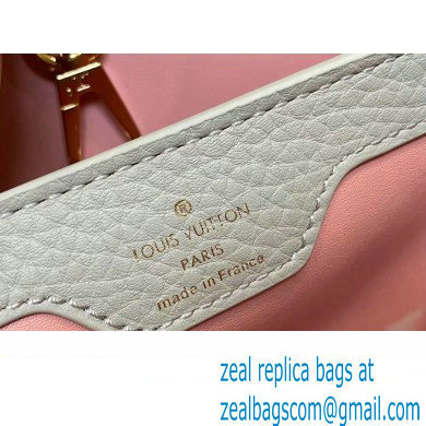 Louis Vuitton Taurillon leather Capucines BB Bag M23280 Gray 2024