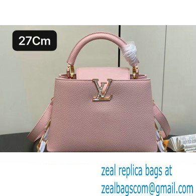 Louis Vuitton Taurillon leather Capucines BB Bag M23280 Pink 2024