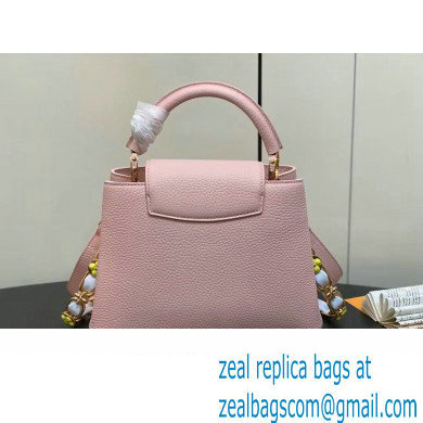Louis Vuitton Taurillon leather Capucines BB Bag M23280 Pink 2024
