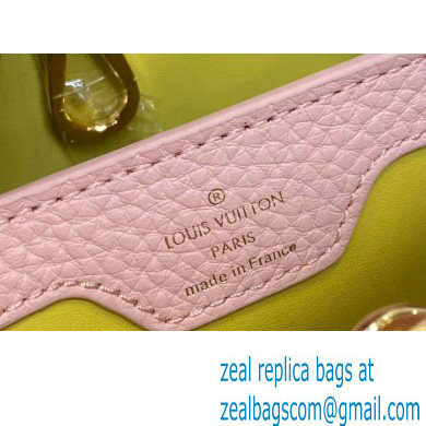 Louis Vuitton Taurillon leather Capucines BB Bag M23280 Pink 2024