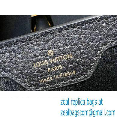 Louis Vuitton Taurillon leather Capucines BB Flower Crown Bag M23263 Black 2023