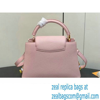 Louis Vuitton Taurillon leather Capucines MM Bag M23199 Pink 2024