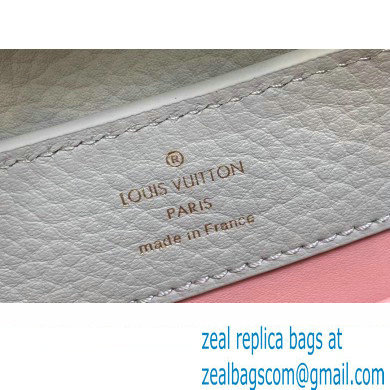 Louis Vuitton Taurillon leather Capucines Mini Bag M23363 Gray 2024