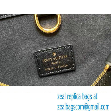Louis Vuitton Taurillon leather Lock It MM Bag M22914 Black 2023