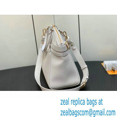 Louis Vuitton Taurillon leather Lock It MM Bag M23061 Creme Beige 2023 - Click Image to Close