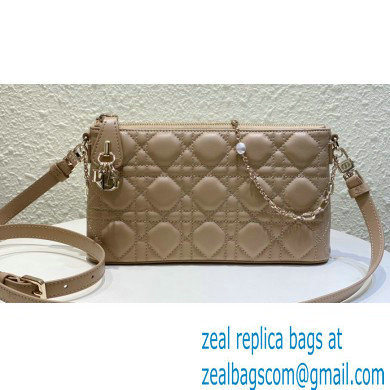 Miss Dior Midi Mini Bag in Cannage Lambskin Beige